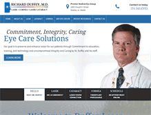 Tablet Screenshot of duffeylaser.com